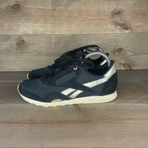 Reebok classic metallic sneakers